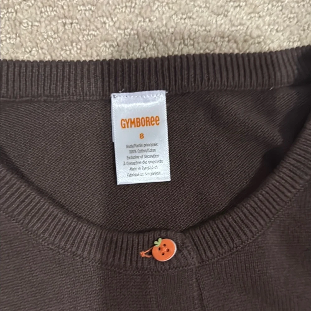Gymboree Cardigan with Pumpkin Design - Picture 2 of 3